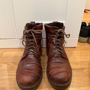 Daytona John Doe Brown Leather Boots Size 11